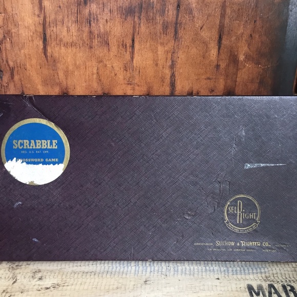 Vintage 1950s Scrabble board word game - Picture 6 of 8